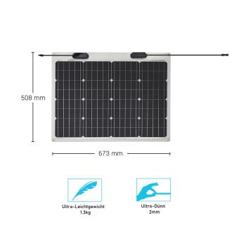 Flexibles Solarpanel 50W